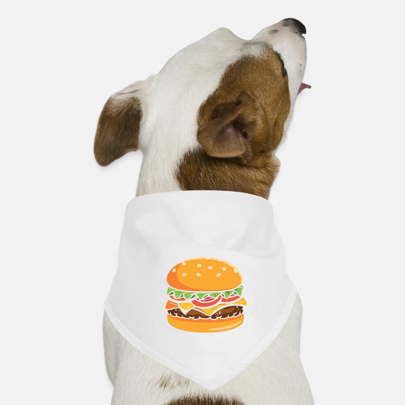 Hamburger Bandana pour chien