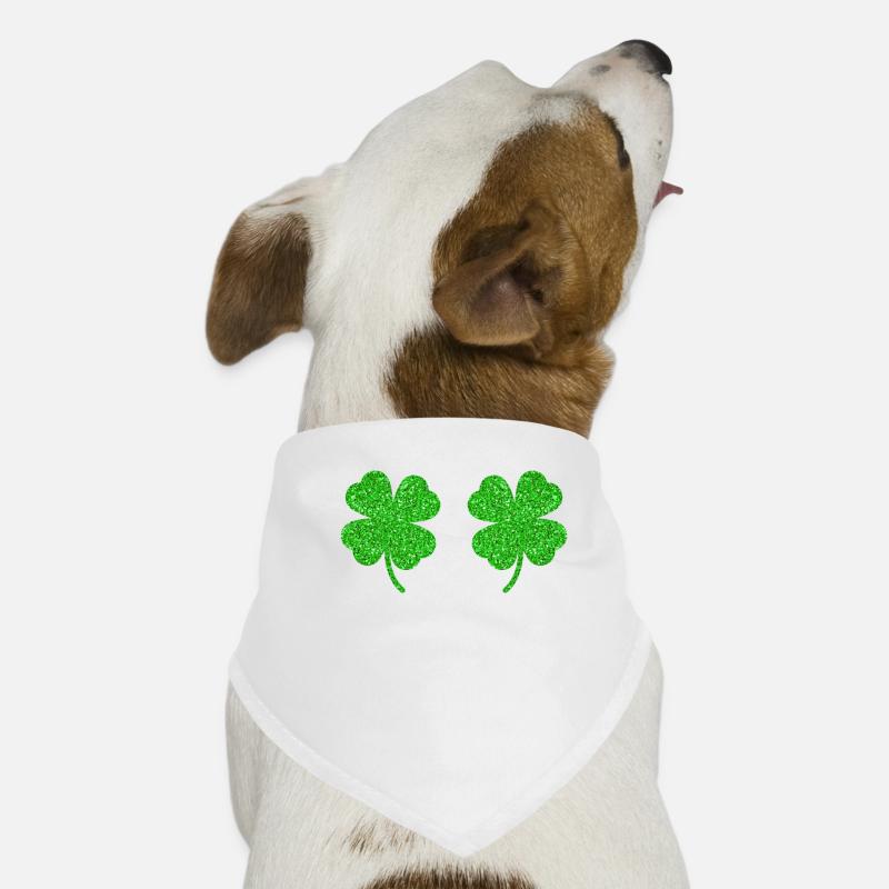 Fête de la Saint-Patrick du trèfle irlandais Bandana pour chien