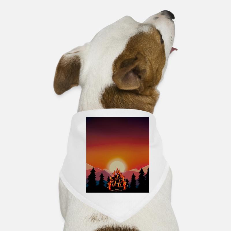 ecology, conservation, fire, forest, fire, inferno, CO2 Dog Bandana