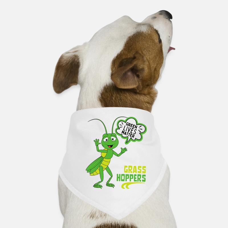 Sauterelle comique, drôle de criquet Bandana pour chien