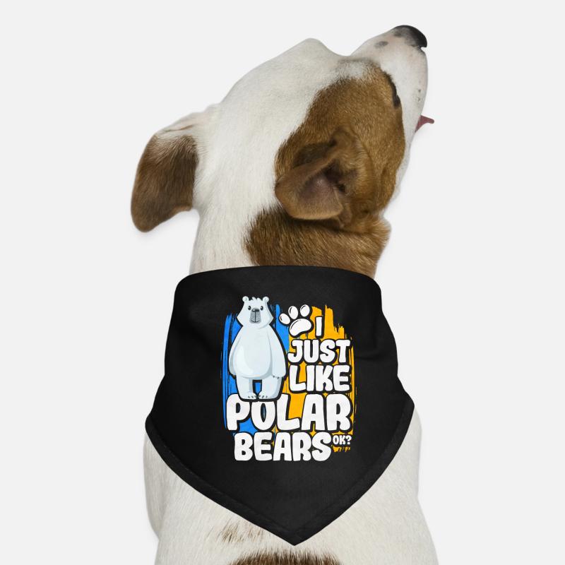 Eisbär Hunde-Bandana