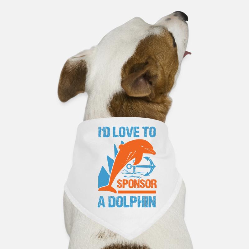 ICH WÜRDE GERNE EIN DOLPHINS SPONSERN Hunde-Bandana