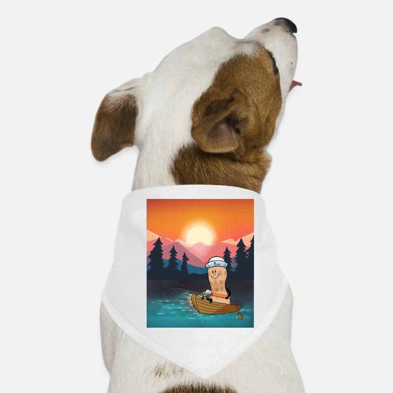 Cacahuète Loisir canne à pêche canne à pêche pêche Bandana pour chien