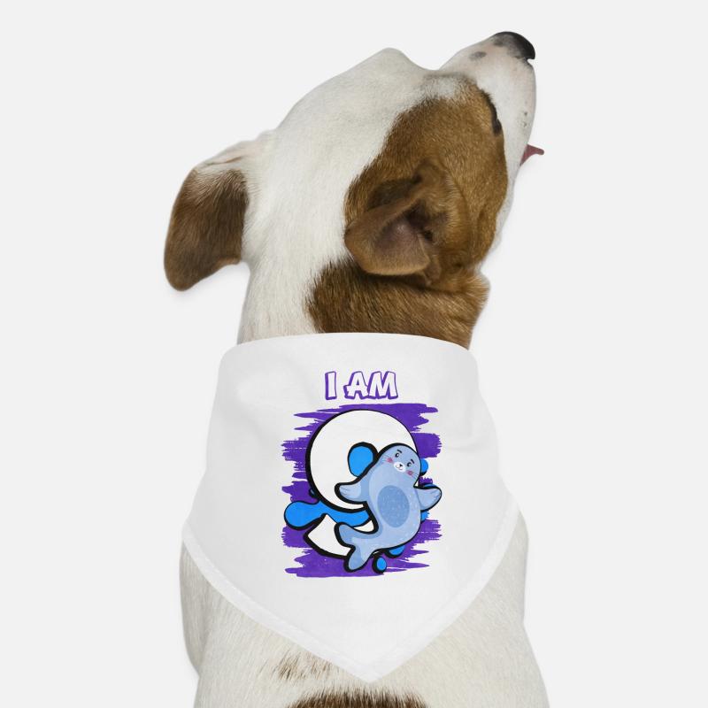 Je suis 9 phoques Bandana pour chien