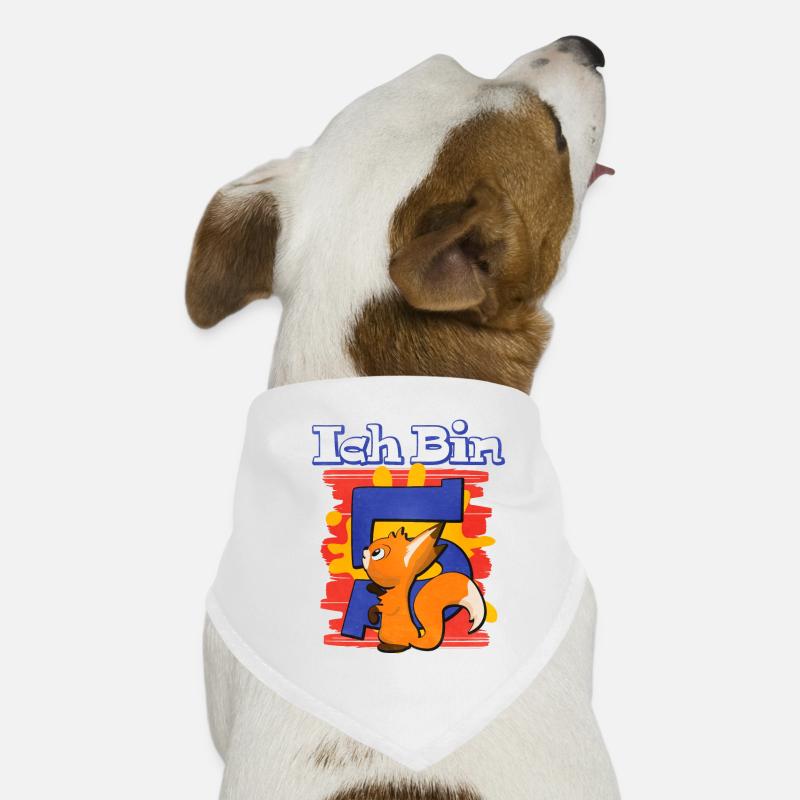 Ich Bin 5 Fuchs Hunde-Bandana