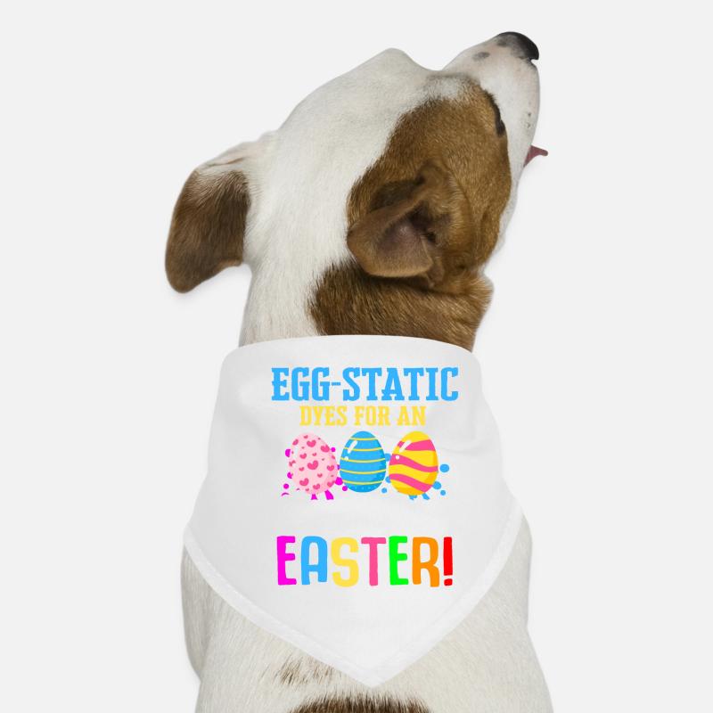 Easter Colorful Egg Dye Rabbit Egg Hunt Dog Bandana