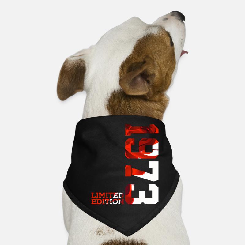 53E ANNIVERSAIRE 53 ANS ÉDITION LIMITÉE 1973 Bandana pour chien
