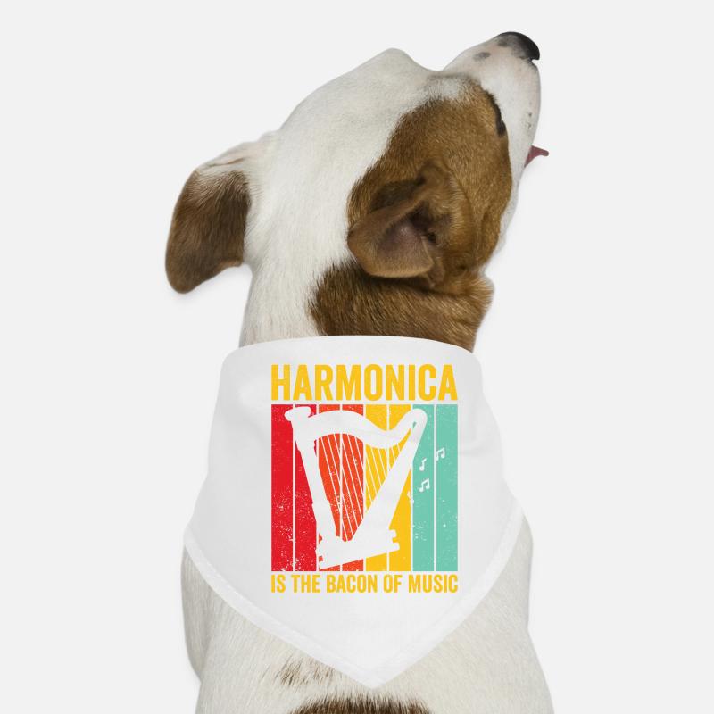 Harpist Harpist Retro Dog Bandana