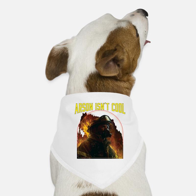 L’incendie criminel n’est pas un pompier cool Bandana pour chien