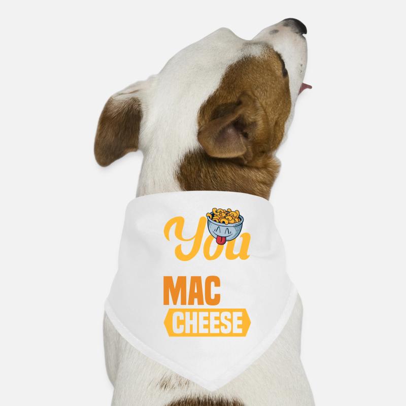 Macaroni and cheese mac and cheese pasta pasta Dog Bandana