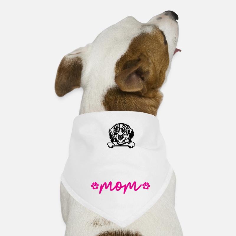 Bouvier bernois - Bandana pour chien - blanc