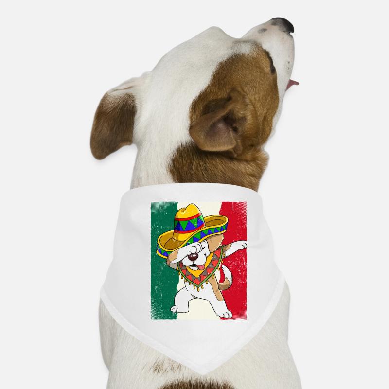 Dabbing chien mexicain Cinco de Mayo Bandana pour chien