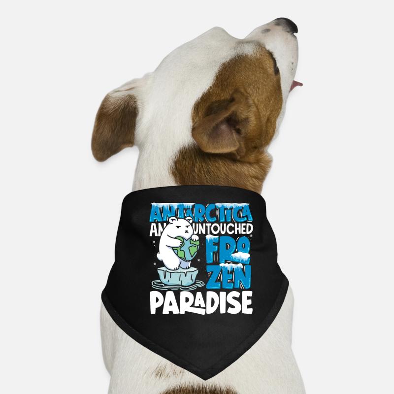L’Antarctique, un paradis gelé intact Bandana pour chien