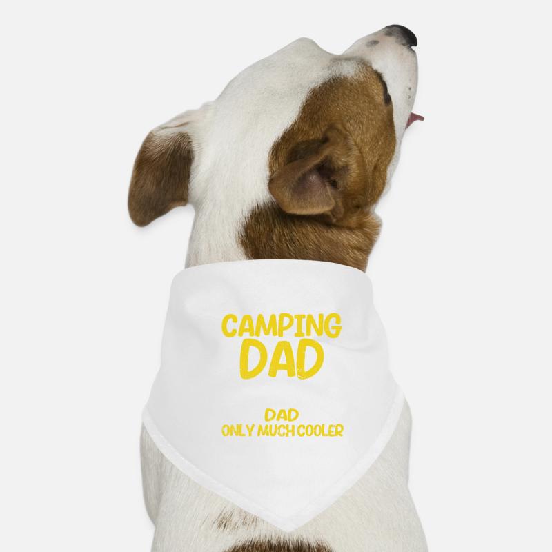 Ich bin ein Camping Dad wie ein normaler Daddy Hunde-Bandana