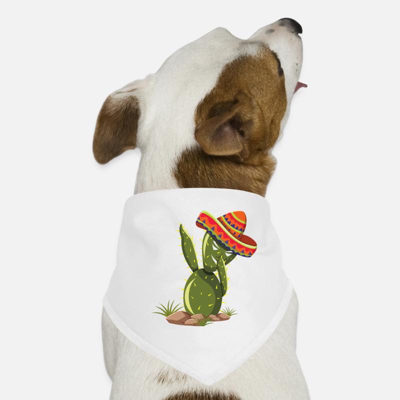 Dab Dabbing Cactus Taco Happy Cinco De Mayo Bandana pour chien