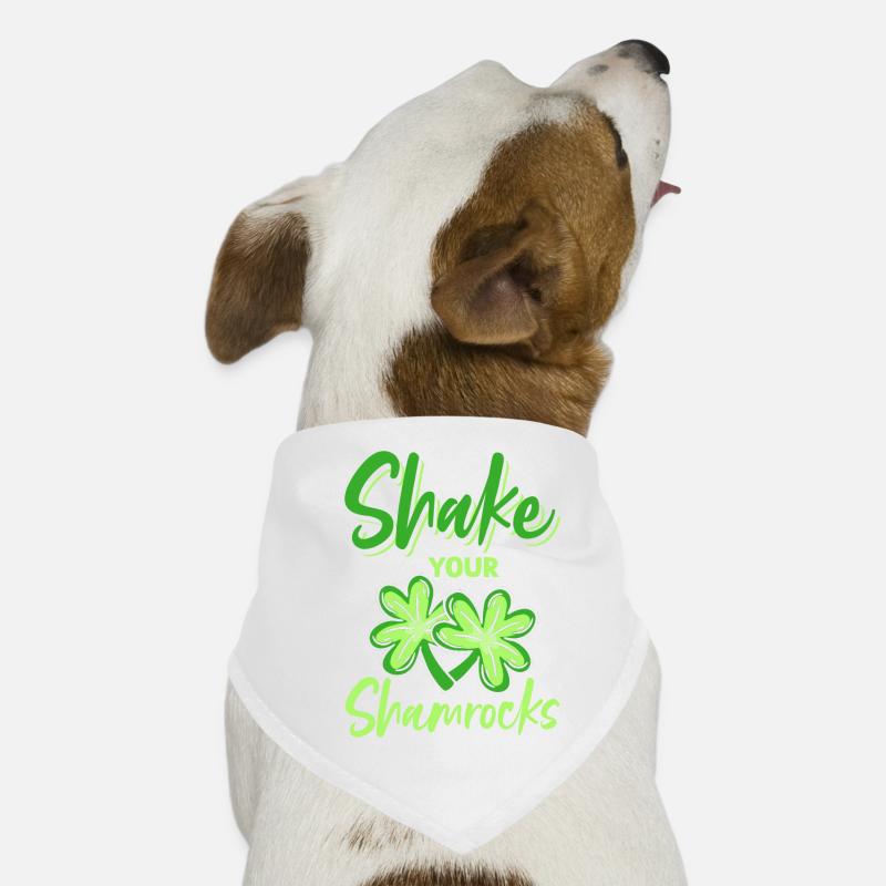 Funny Irish Saint Patricks Day Shake Your Dog Bandana