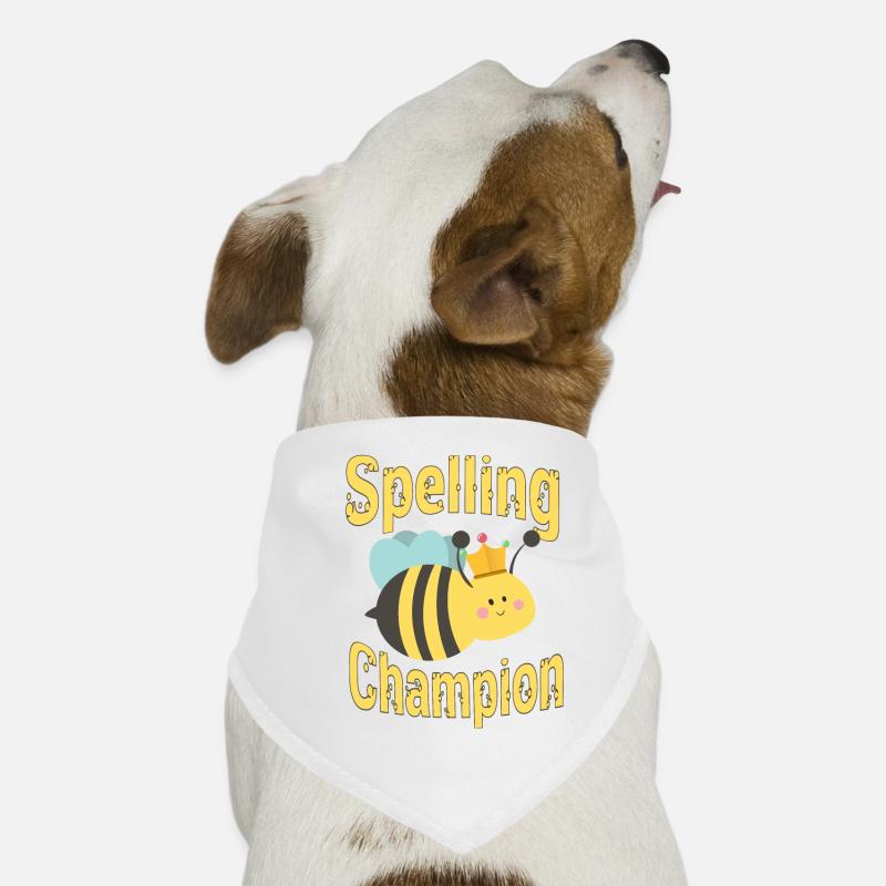 Champion de concours d’orthographe Bandana pour chien