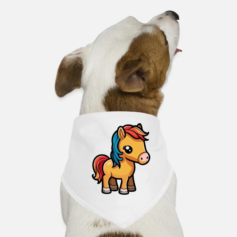 Süßes Pferd für Schulanfänger und Kitakinder Hunde-Bandana