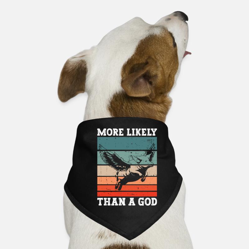 Plus probable qu’un Dieu - Athéisme athée Bandana pour chien