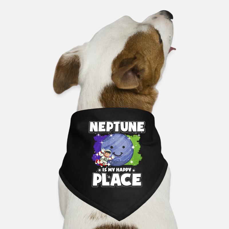 Cadeau Neptune Planet Bandana pour chien