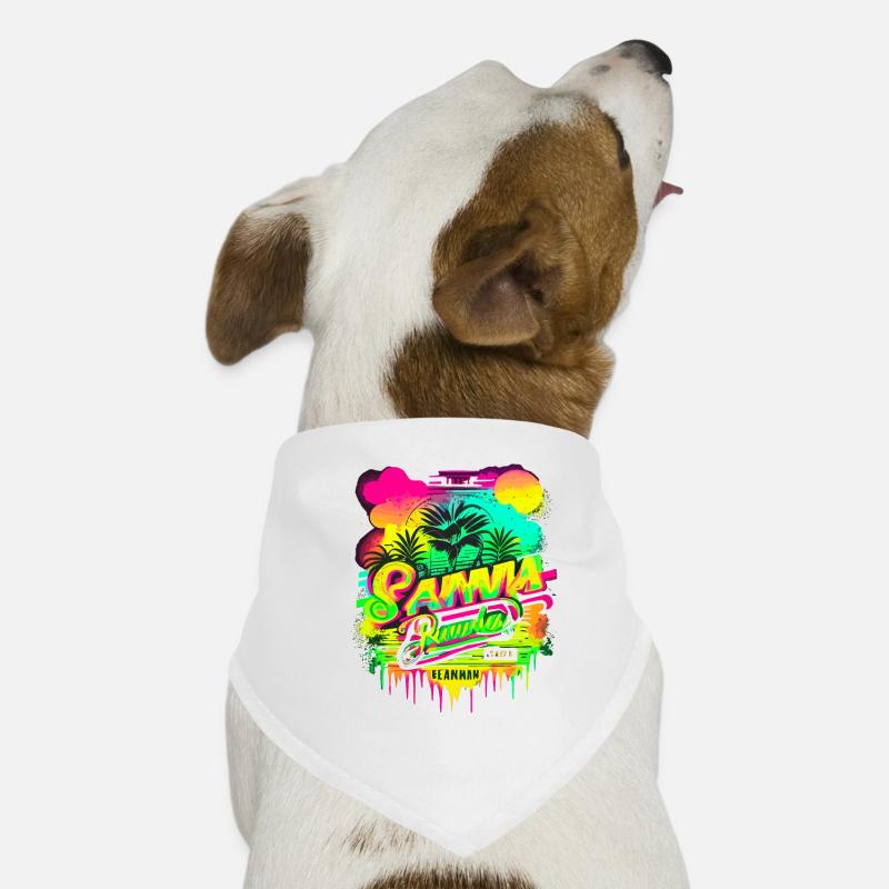 Retro Summer Dog Bandana