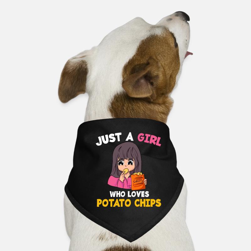 Chips Eating Snacks Candy Gift Dog Bandana