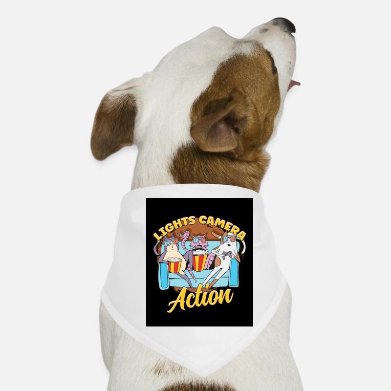 Action de la caméra Ligts Bandana pour chien