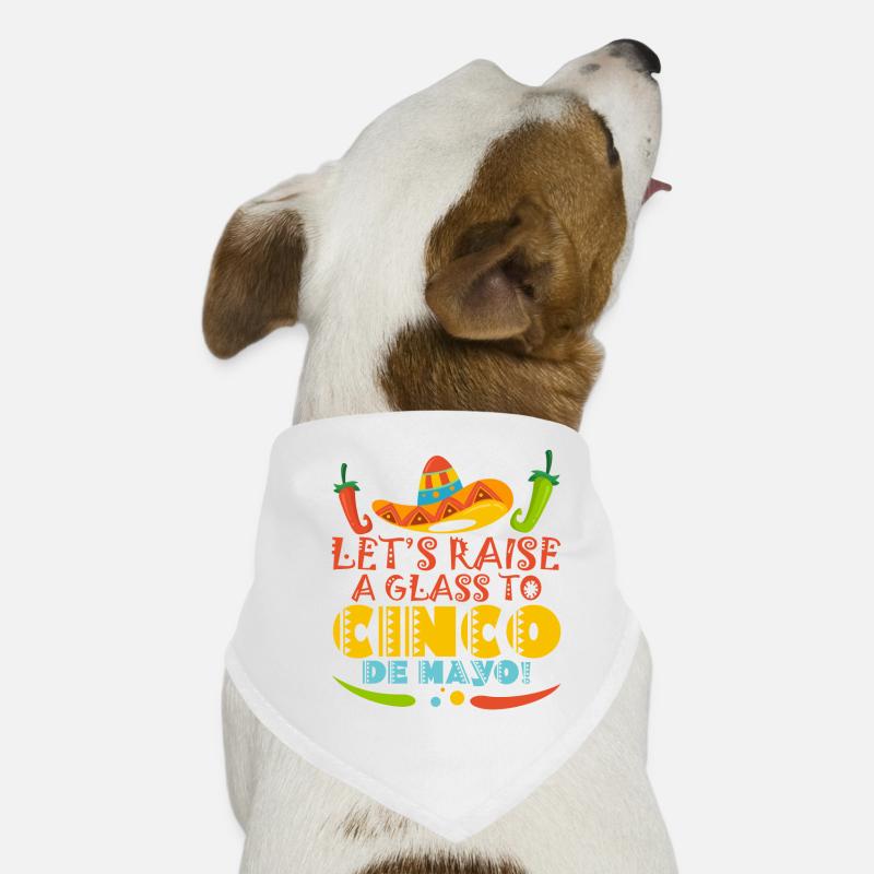 Cinco De Mayo Party Viva Mexico Cinco De Mayo Lehr Bandana pour chien