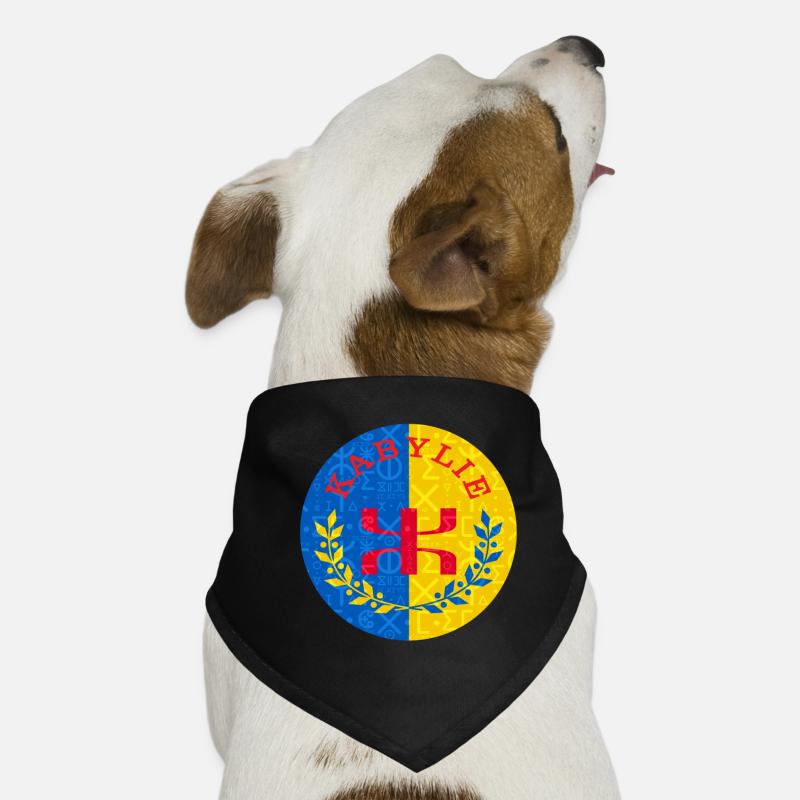 Kabylie flag - Tifinagh script Dog Bandana
