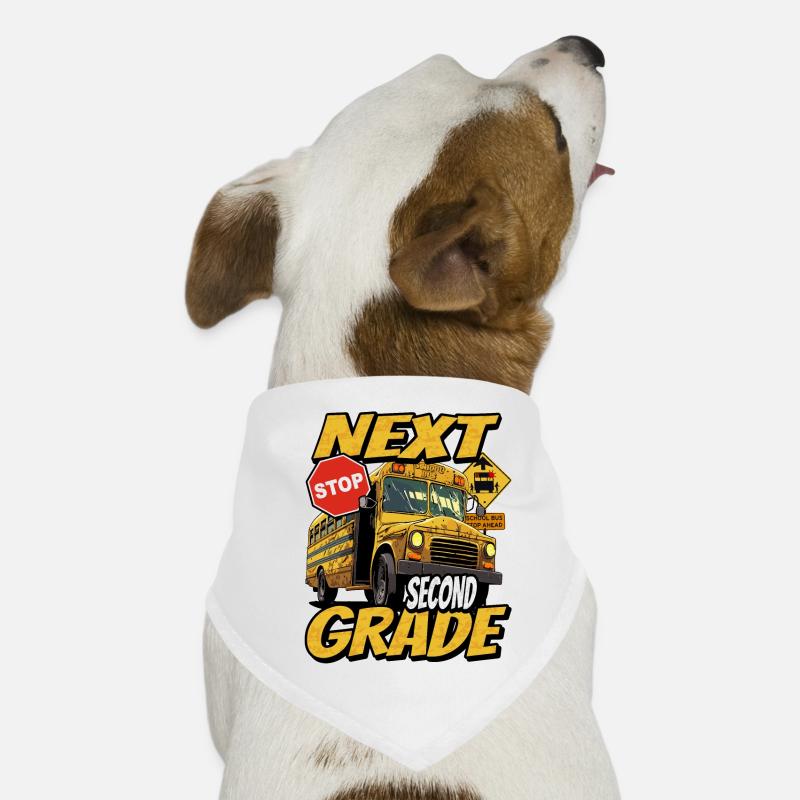 Next stop: Second 2nd grade, back to school Dog Bandana