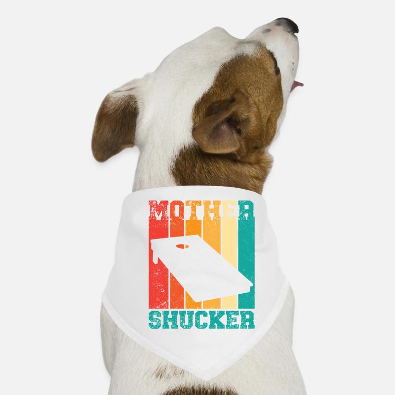 Funny Cornhole Corn Hole Retro Dog Bandana