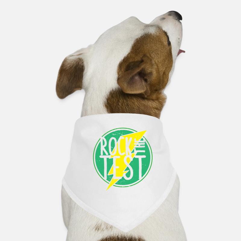 Rock the Test Funny Test Day Student Teacher Hunde-Bandana