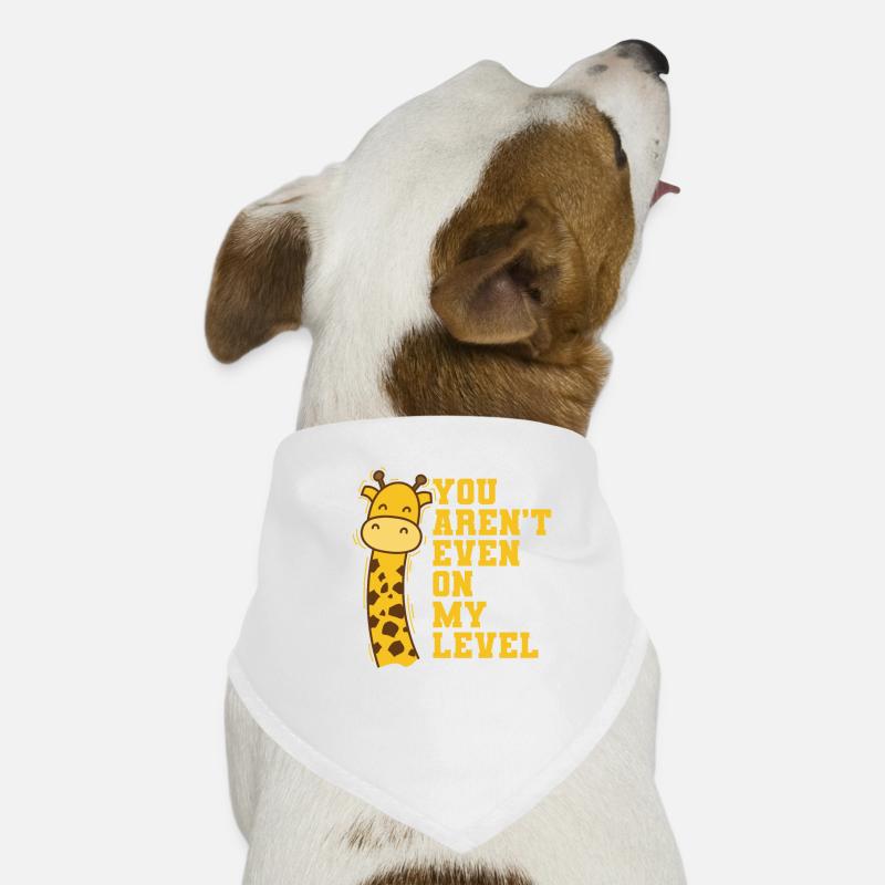 Vous n’êtes même pas sur mon Safari de Girafe Level Bandana pour chien
