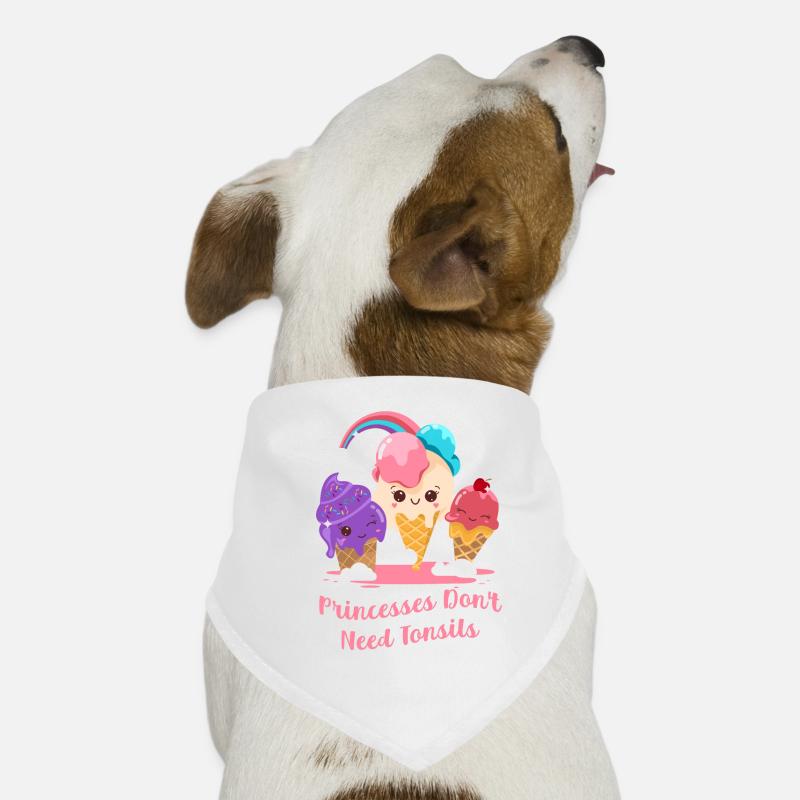 Princesses Don't Need Tonsils Tonsillectomy Dog Bandana