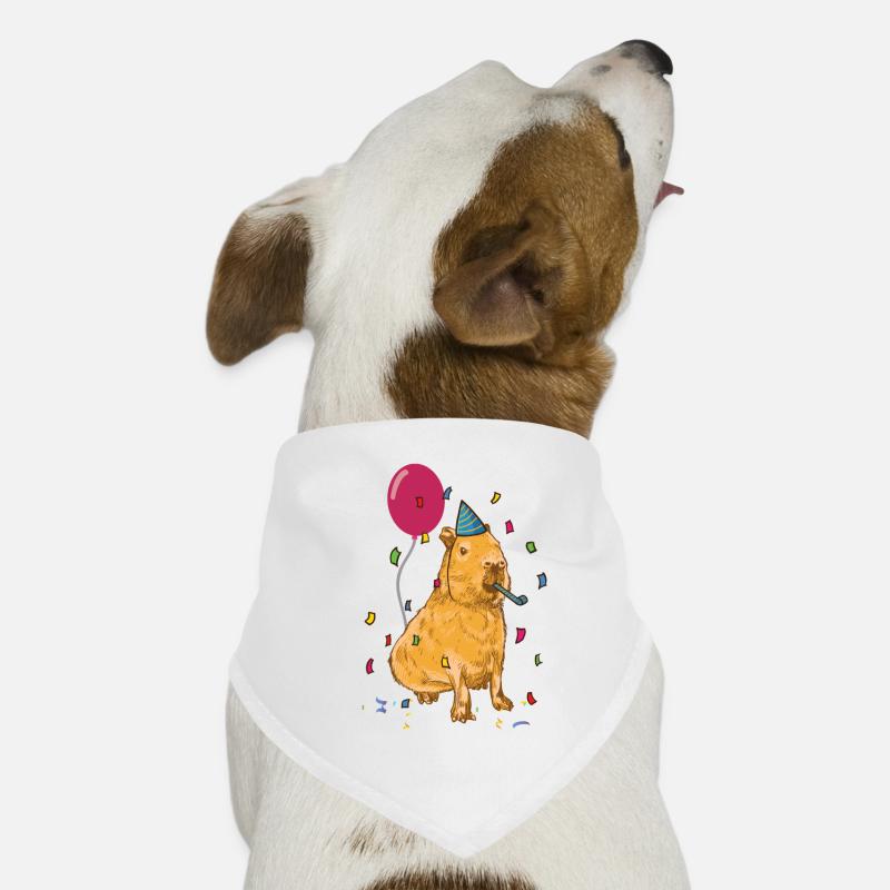 Capybara Birthday Dog Bandana