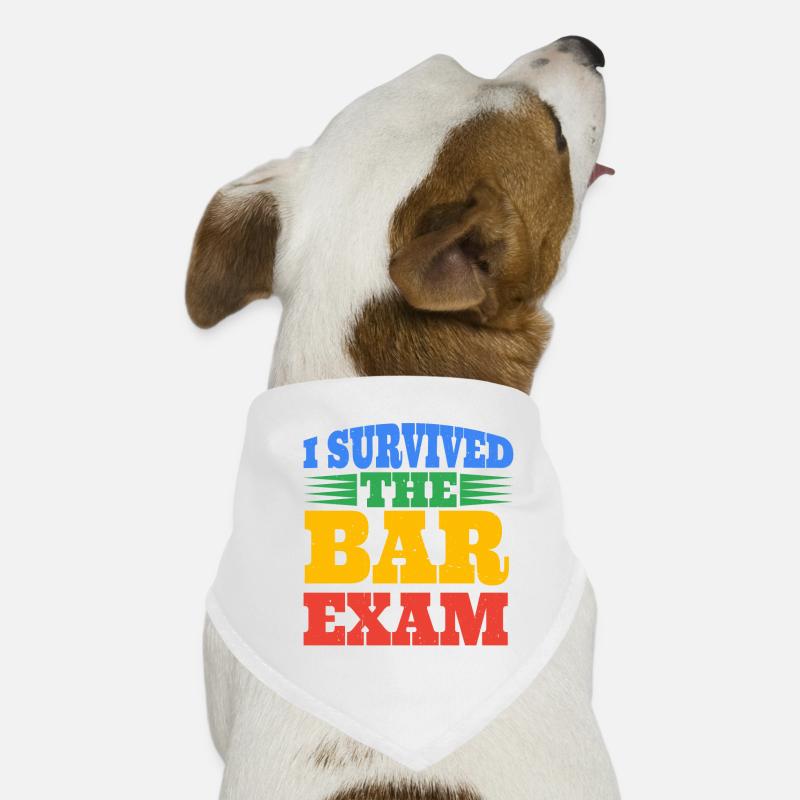 J’ai survécu à l’examen du barreau 6 Bandana pour chien
