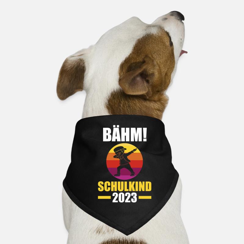 Schulkind 2023 Schulbeginn Einschulung Hunde-Bandana