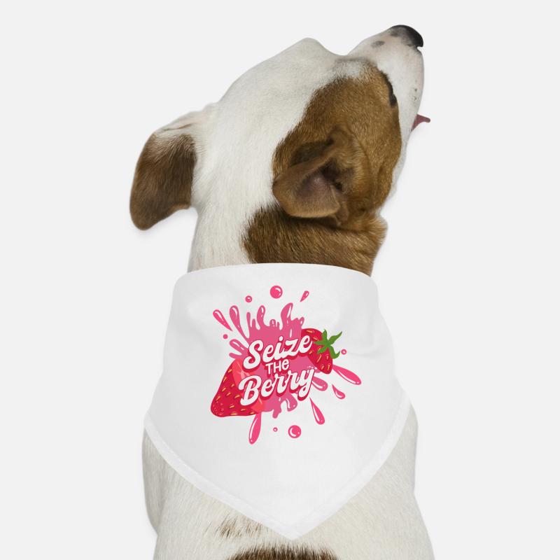Frucht Erdbeere Hunde-Bandana