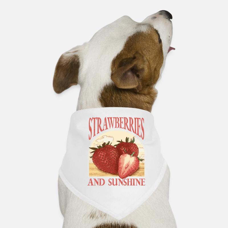 Fraise millésimée Bandana pour chien