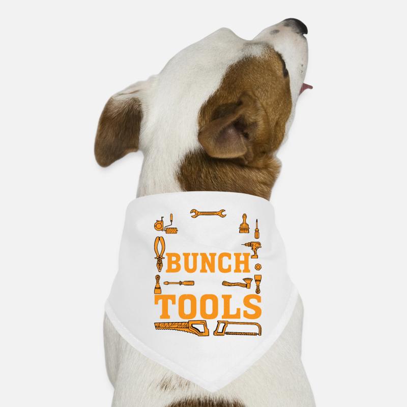 Je travaille avec un tas d’outils 19 Bandana pour chien