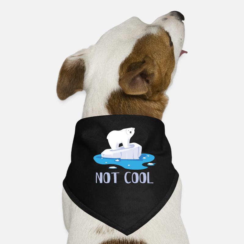 Not Cool Eisbär Bären Tierschutz Hunde-Bandana