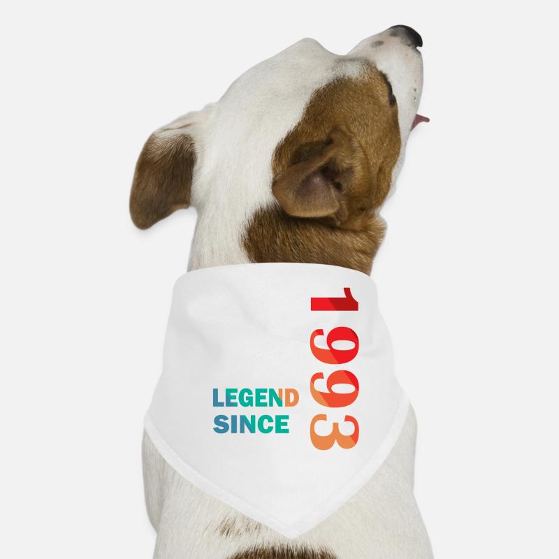 30. Geburtstag Vintage Legend Since 1993 retro Hunde-Bandana