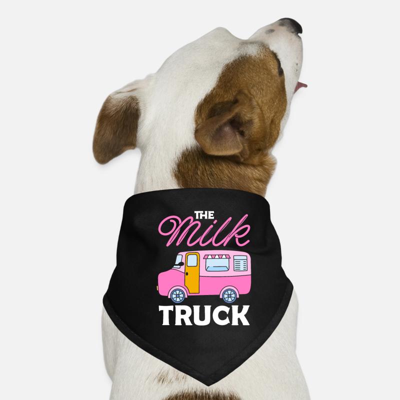 Lait de vache Mignon chariot à lait Bandana pour chien