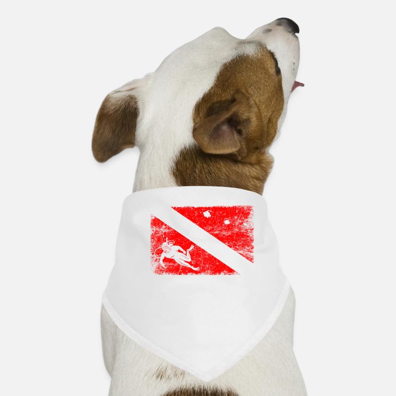 Dive Master Professional Diver Diving Flags Dog Bandana
