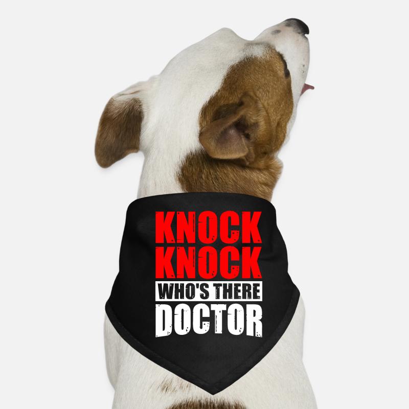 Knock Knock Who’s There Docteur 9 Bandana pour chien