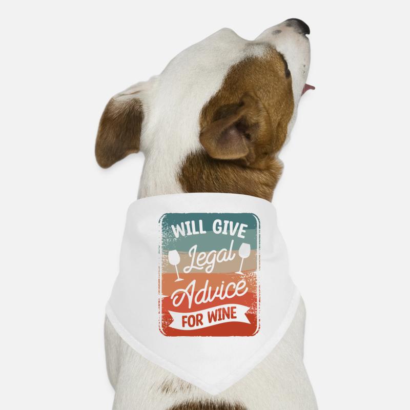 Donnera des conseils juridiques pour le droit de l’avocat du vin Bandana pour chien