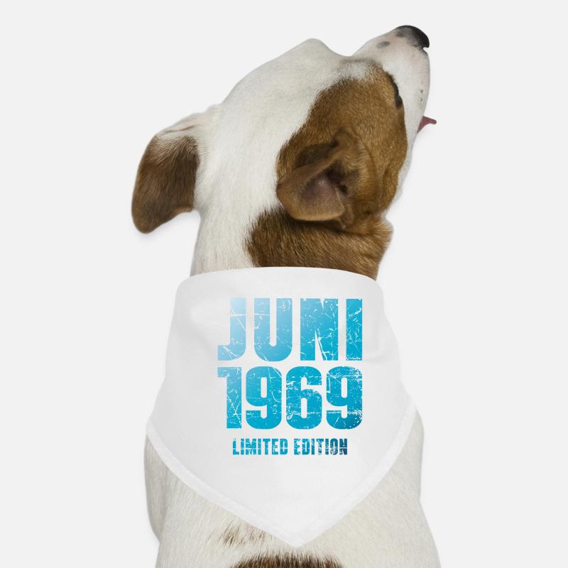 Juni 1969 Limited Edition Geburtstag Geschenk Hunde-Bandana