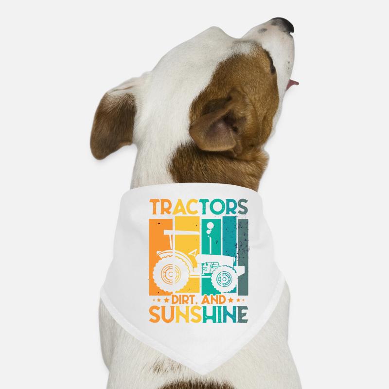 Tractor Toddler Farming Farmer Dog Bandana