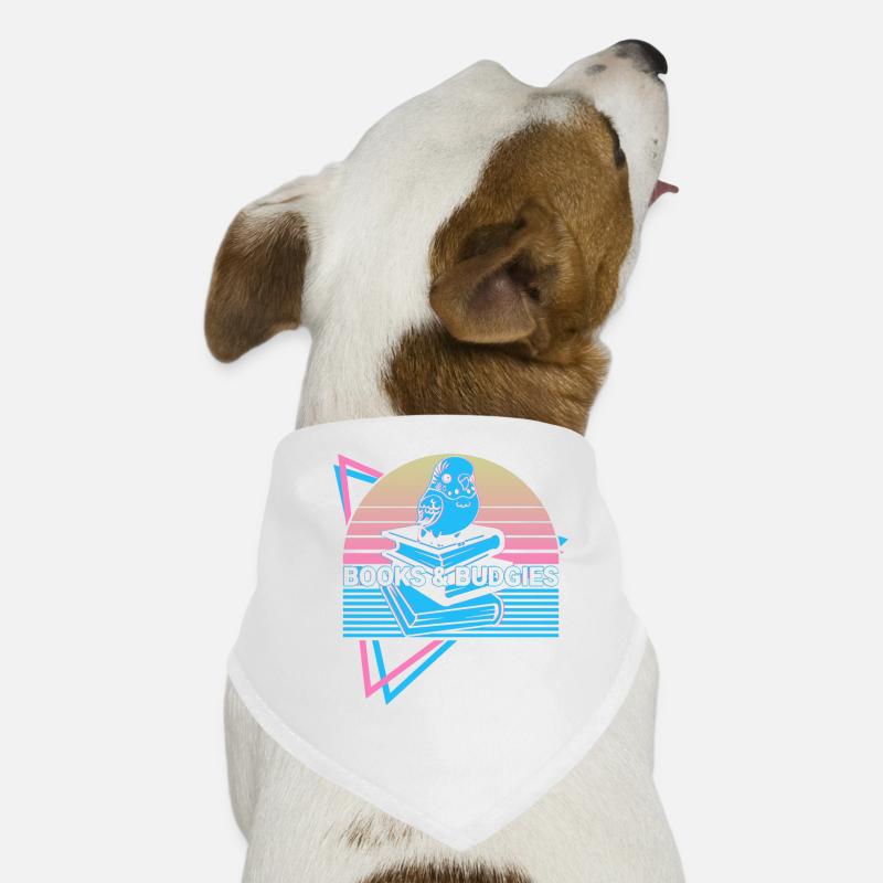 Budgie Parakeet Retro Dog Bandana