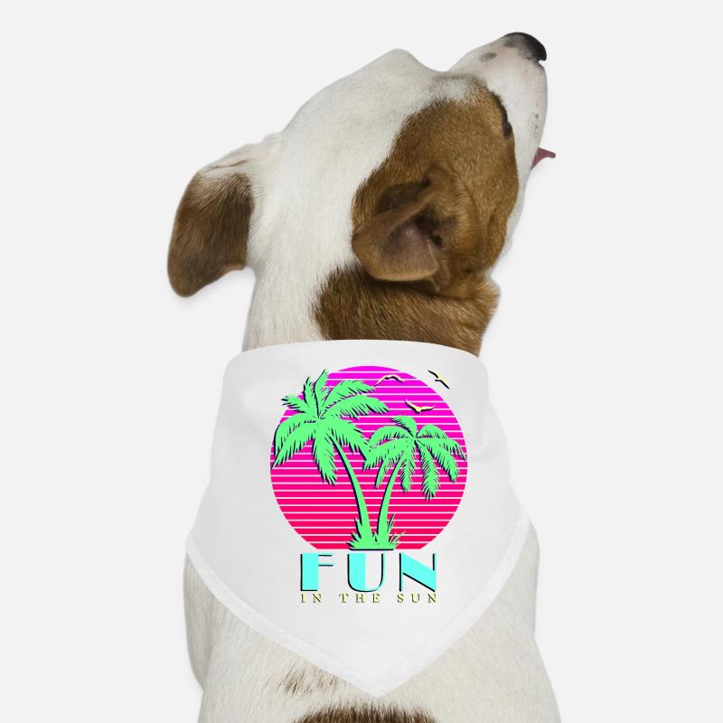 Spaß in der Sonne Hunde-Bandana